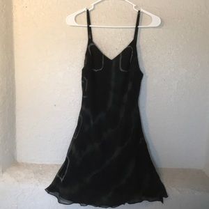 90’s style black sheer dress